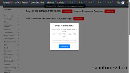 Заработок на проекте Smotrim